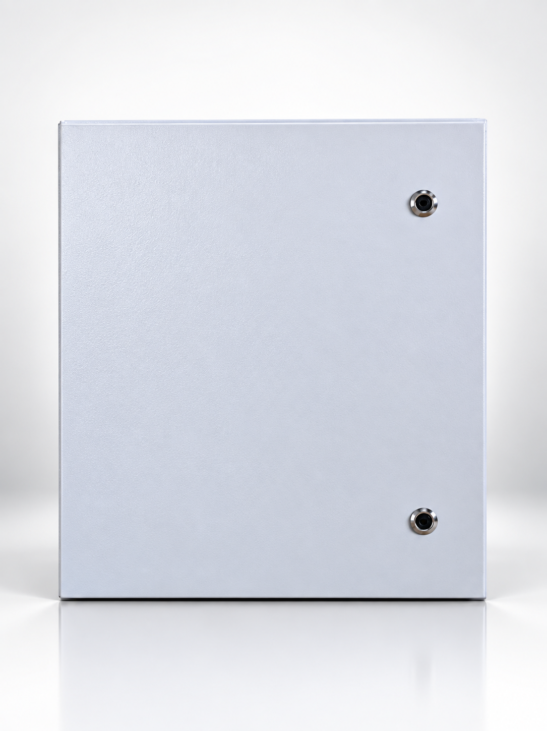 Gabinete eléctrico metálico OGC de ORTESA, vista frontal con dos cerraduras de seguridad